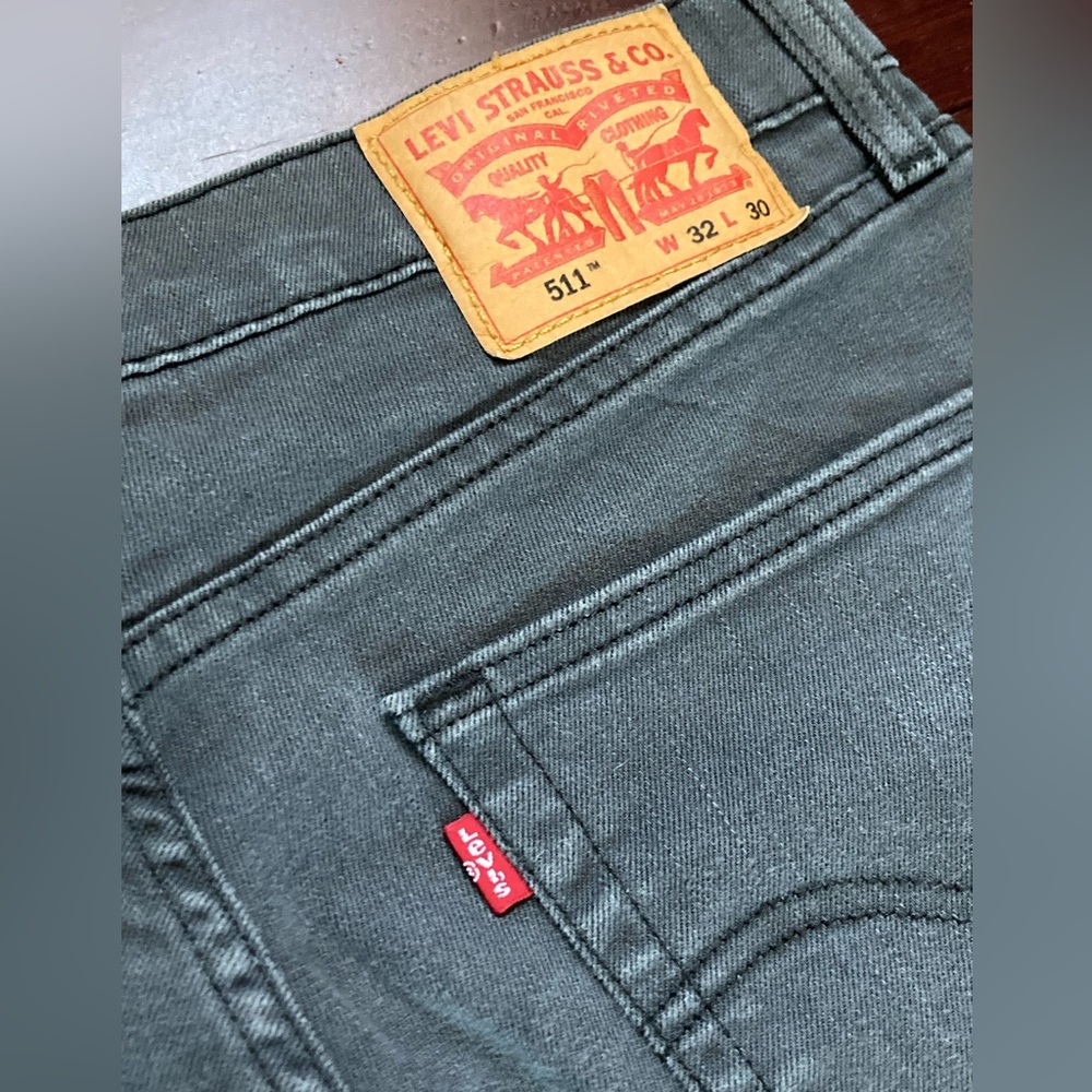 Levi’s 511 Grey Denim Jeans (32)